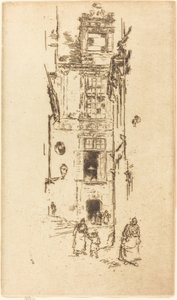 قاعة المدينة ، Loches ، 1888. بواسطة جيمس أبوت ماكنيل ويسلر