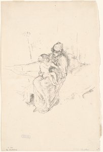 الأم والطفل ، رقم 1 ، 18911895 مطبوع عام 1904. بواسطة جيمس أبوت ماكنيل ويسلر