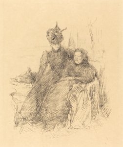 أم وابنتها ، 1897. بواسطة جيمس أبوت ماكنيل ويسلر