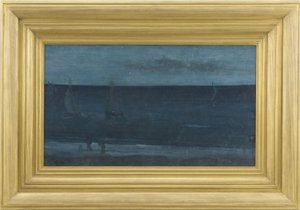 الموسيقى الليلية: الأزرق والفضي - بوغنور ، 1871-1876 بواسطة جيمس أبوت ماكنيل ويسلر
