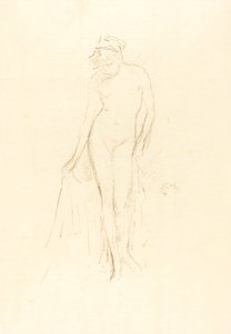 نموذج عارية ، واقفا ، ج. 1891. بواسطة جيمس أبوت ماكنيل ويسلر