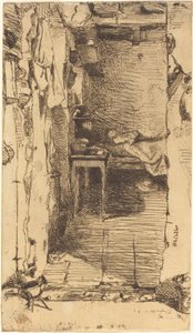 راج بيكيرز ، موفيتارد كوارتر ، باريس ، 1858. بواسطة جيمس أبوت ماكنيل ويسلر