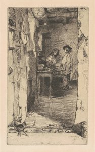 راج بيكيرز ، موفيتارد كوارتر ، باريس ، 1858. بواسطة جيمس أبوت ماكنيل ويسلر