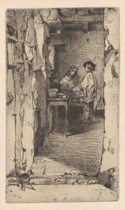 راج بيكيرز ، موفيتارد كوارتر ، باريس ، 1858. بواسطة جيمس أبوت ماكنيل ويسلر