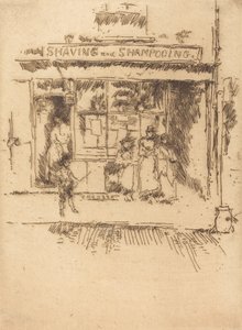 الحلاقة والشامبو ، ج. 18861888. بواسطة جيمس أبوت ماكنيل ويسلر