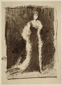 دراسة للترتيب باللون الأسود: Lady Meux ، 1881 بواسطة جيمس أبوت ماكنيل ويسلر