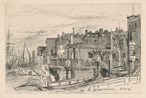 شرطة التايمز ، 1859. بواسطة جيمس أبوت ماكنيل ويسلر