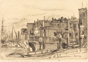شرطة التايمز ، 1859. بواسطة جيمس أبوت ماكنيل ويسلر