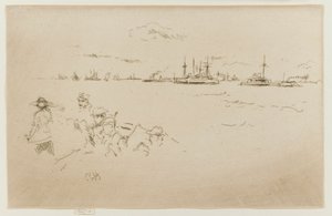 الأسطول: مراقبون ، 1887. بواسطة جيمس أبوت ماكنيل ويسلر