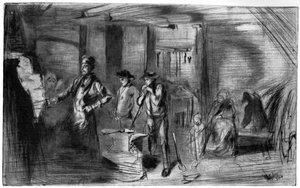 The Forge ، c1860 1904. بواسطة جيمس أبوت ماكنيل ويسلر