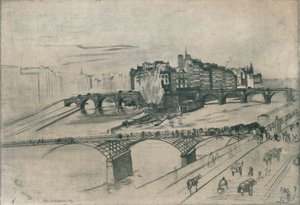 The Isle De La Cite ، باريس ، 1859 ، 1904 بواسطة جيمس أبوت ماكنيل ويسلر
