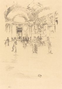 المعرض الطويل ، اللوفر ، 1894. بواسطة جيمس أبوت ماكنيل ويسلر