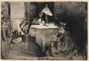 غرفة الموسيقى ، 1858. بواسطة جيمس أبوت ماكنيل ويسلر
