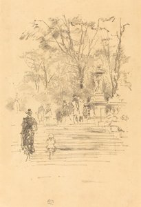 الخطوات ، لوكسمبورغ ، 1893. بواسطة جيمس أبوت ماكنيل ويسلر