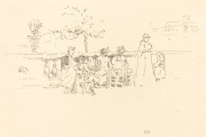 الشرفة ، لوكسمبورغ ، 1894. بواسطة جيمس أبوت ماكنيل ويسلر