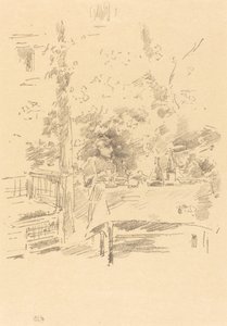 Tete-a-tete in the Garden ، 1894. بواسطة جيمس أبوت ماكنيل ويسلر