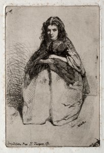 اثنا عشر حفرًا من الطبيعة: فوميت ، 1858. بواسطة جيمس أبوت ماكنيل ويسلر
