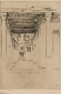 محكمة البندقية ، 1879-1880. بواسطة جيمس أبوت ماكنيل ويسلر