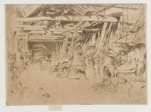 صانع عجلات ، 1879-1880. بواسطة جيمس أبوت ماكنيل ويسلر