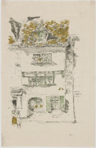 البيت الأصفر ، لانيون ، 1893 (ليثو على ورق) بواسطة جيمس أبوت ماكنيل ويسلر