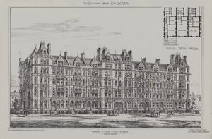 Cadogan Terrace ، Cadogan and Hans Place Estate ، Chelsea ، 1879 بواسطة جيمس أكرمان
