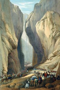 دخول الجيش البريطاني ممر بولان من دادور ، الحرب الأنغلو-أفغانية الأولى ، 1838-1842