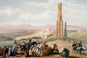 حصن وقلعة غانزي ، الحرب الأنغلو-أفغانية الأولى ، 1838-1842 c1850.