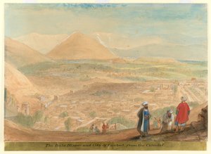 قلعة بالا حصار ومدينة كابول (أفغانستان) من القلعة