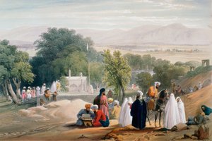 ضريح الإمبراطور بابور ، كابول ، الحرب الأنغلو-أفغانية الأولى 1838-1842