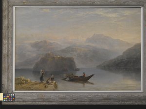 Lago Maggiore (؟) (زيت على قماش) بواسطة جيمس بيكر باين