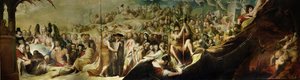 Elysium ، أو حالة القصاص النهائي ، السادس في سلسلة تقدم الثقافة البشرية والمعرفة ، c.1777-84 (انظر 101467 و 101468) بواسطة جيمس باري