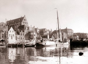قوارب القناة ، دوردريخت ، هولندا ، 1898 بواسطة جيمس باتكين