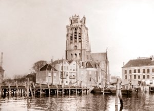 كنيسة على القناة ، دوردريخت ، هولندا ، 1898 بواسطة جيمس باتكين