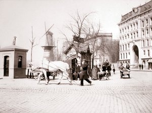 رجل مع حصان ، روتردام ، 1898. بواسطة جيمس باتكين