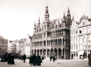 ساحة السوق ، بروكسل ، 1898. بواسطة جيمس باتكين