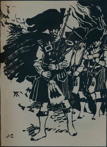 رسم توضيحي لريكاردو ستيفنس بالاد ، Hells Piper ، c1912