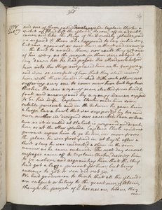 Egerton MS 2177 A f.367r كابتن كوك: المجلات III بواسطة جيمس كوك