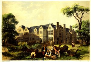 Sawston Hall ، كامبريدجشاير ، 1848 بواسطة جيمس دافورن