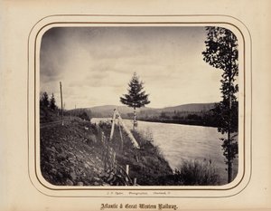 سكة حديد الأطلنطي والغربي العظيم، 1862 (صورة فوتوغرافية) بواسطة جيمس ف.رايدر