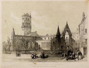 منظر الكنائس الشرقية والجنوبية ، دندي ، بعد اندلاع حريق ، 3 يناير 1841 بواسطة جيمس فينتون