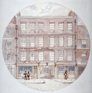 22 و 23 شارع فارينجدون ، مدينة لندن ، c1855.