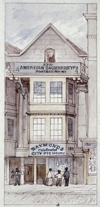 Raymond's City Pie House ، شارع فليت ، لندن ، c1820