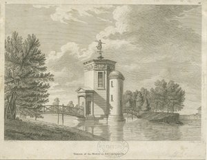 Shugborough - معبد الرياح: نقش ، و [أواخر القرن الثامن عشر] (طباعة) بواسطة جيمس فيتلر