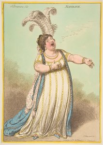 برافورا اير. ماندان ، 22 ديسمبر 1801. بواسطة جيمس جيلراي