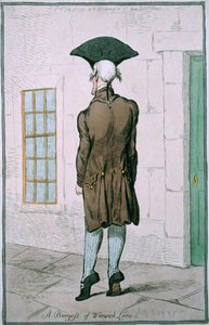 A Burgess of Warwick Lane ، الذي نشرته هانا همفري في عام 1795 (نقش ملون يدويًا) بواسطة جيمس جيلراي