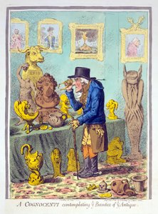 A Cognocenti تفكر في محاسن Ye Antique ، حانة. هانا همفري ، 11 فبراير 1801 (النقش اليدوي)