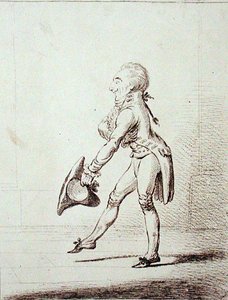 ماجستير في الاحتفالات ، نشرته هانا همفري عام 1803 (حفر) بواسطة جيمس جيلراي