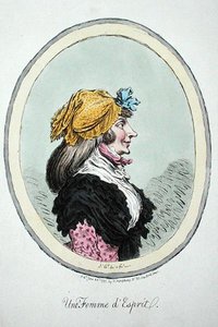امرأة ذات روح ، نشرتها هانا همفري عام 1795 (نقش ملون يدويًا) بواسطة جيمس جيلراي