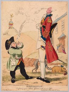 بومبارديني ، يمنح شؤون الدولة مع واحد في المكتب ، الحانة. 1779 (نقش يدوي)
