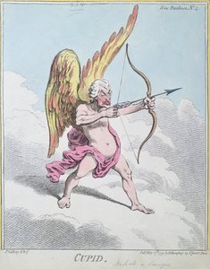 كيوبيد ، نشرته هانا همفري عام 1799 (النقش اليدوي)